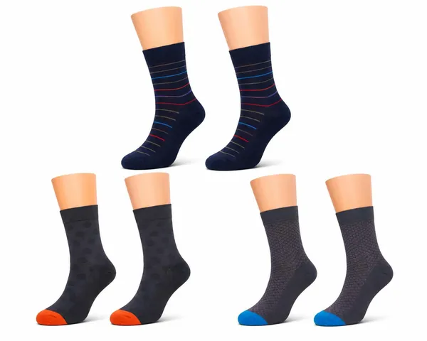 Multicolor_Cotton_Calf_Length_Socks_For_Men_Pack_Of_3