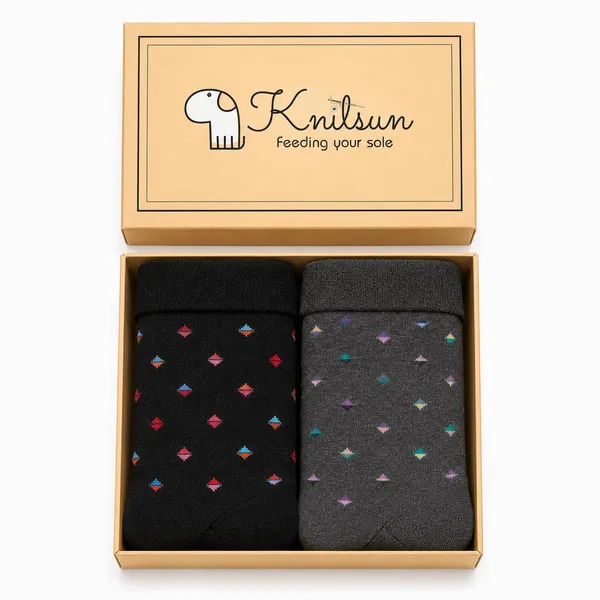 Multicolor_Cotton_Calf_Length_Socks_For_Men_Pack_Of_2