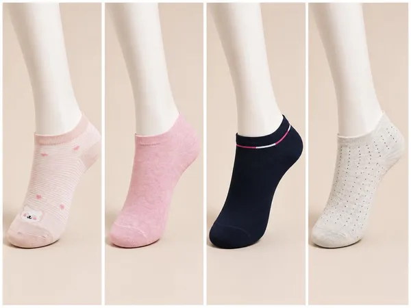 Multicolor_Cotton_Low_Cut_Socks_For_Women_Pack_Of_4