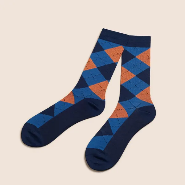 Multicolor_Cotton_Crew_Socks_For_Men_Pack_Of_4