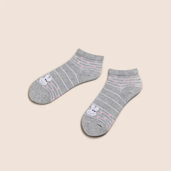 Multicolor_Cotton_Low_Cut_Seamless_Socks_For_Women_Pack_Of_4