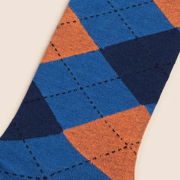 Dark_Blue_Cotton_Crew_Length_Socks_For_Men_Pack_Of_2