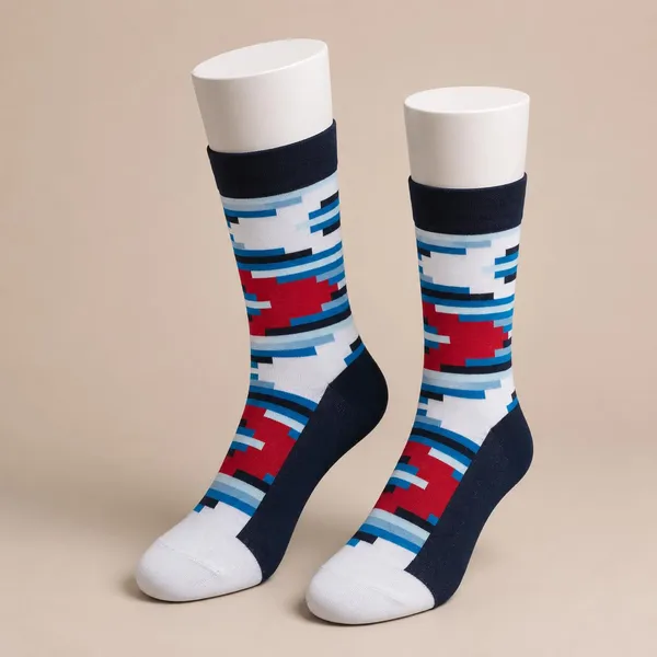 Grey_Cotton_Crew_Socks_For_Men_Pack_Of_2