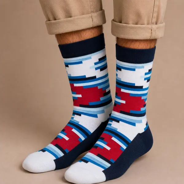 Grey_Cotton_Crew_Socks_For_Men_Pack_Of_2