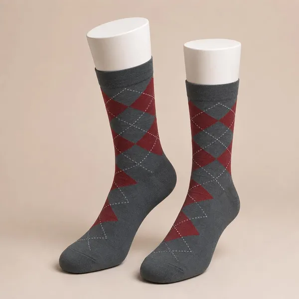 Grey_Cotton_Crew_Socks_For_Men_Pack_Of_2