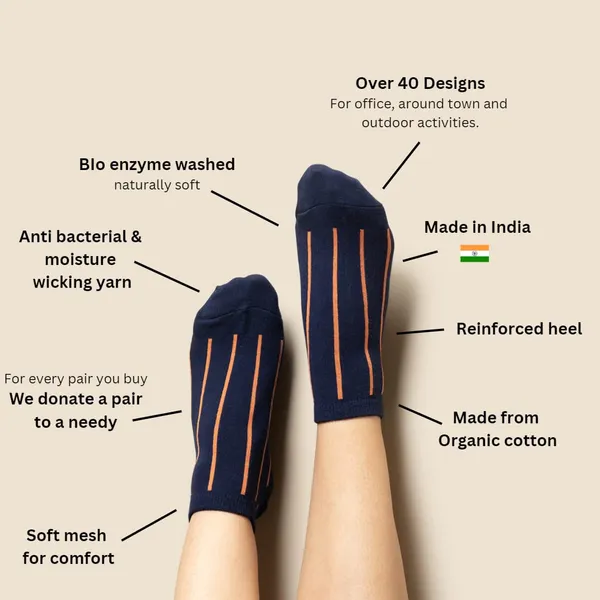 Multicolor_Cotton_Ankle_Socks_For_Women_Pack_Of_2