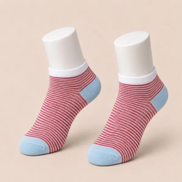 Multicolor_Cotton_Ankle_Socks_For_Women_Pack_Of_2