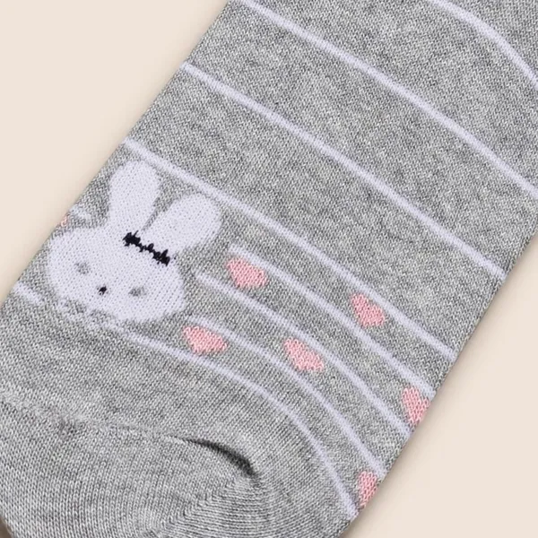 Multicolor_Cotton_Ankle_Socks_For_Women_Pack_Of_2