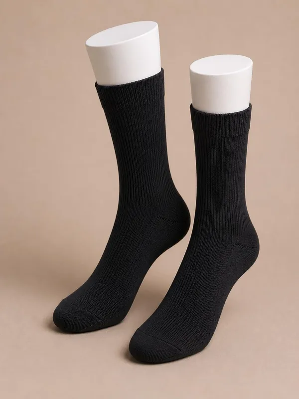 Black_Cotton_Socks_For_Men_Pack_Of_1
