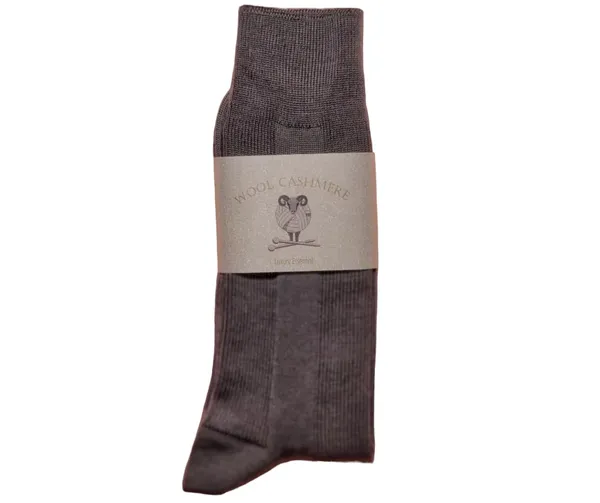 Grey_Cotton_Calf_Length_Socks_For_Men_Pack_Of_1