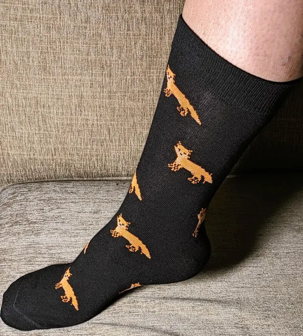 Orange_Cotton_Crew_Socks_For_Unisex_Pack_Of_2