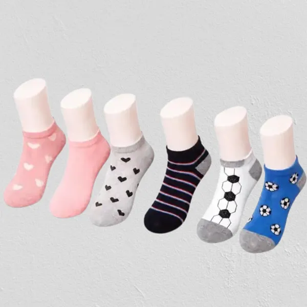 Multicolor_Cotton_Ankle_Length_Socks_For_Baby_Pack_Of_6