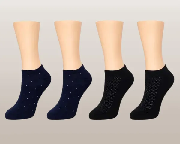 Multicolor_Cotton_Low_Cut_Seamless_Socks_For_Women_Pack_Of_2