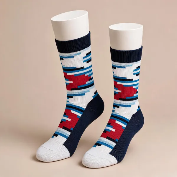Grey_Cotton_Crew_Socks_For_Men_Pack_Of_2