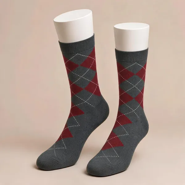 Grey_Cotton_Crew_Socks_For_Men_Pack_Of_2