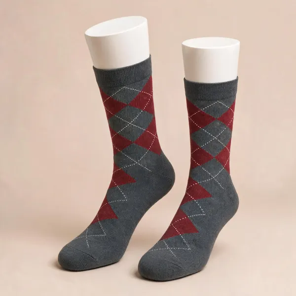 Grey_Cotton_Crew_Socks_For_Men_Pack_Of_2