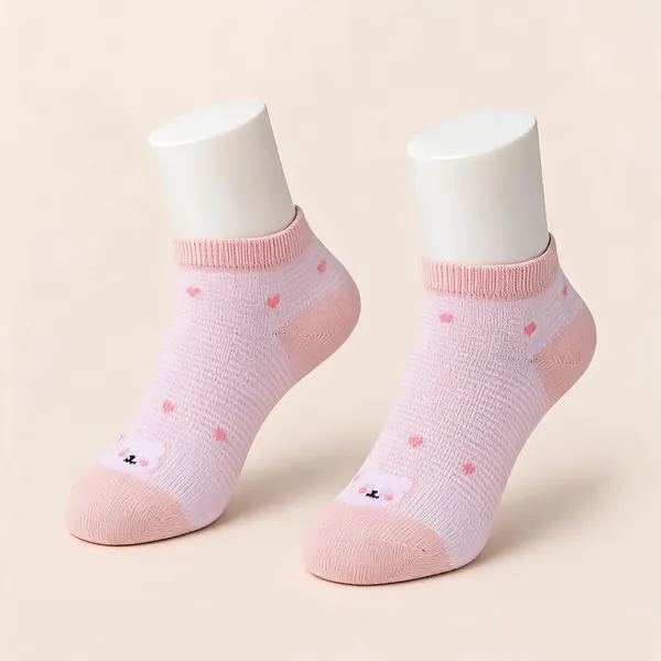 Multicolor_Cotton_Ankle_Socks_For_Women_Pack_Of_2