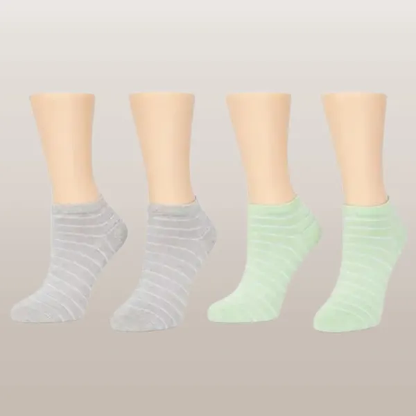 Multicolor_Cotton_Low_Cut_Seamless_Socks_For_Women_Pack_Of_2