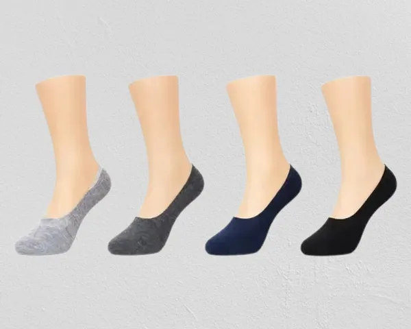 Multicolor_Cotton_No_Show_Seamless_Socks_For_Women_Pack_Of_4