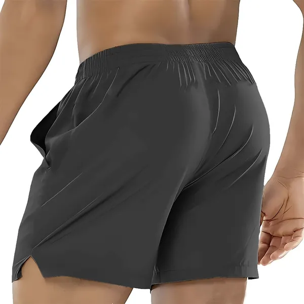 Pravaha_Dark_Grey_Polyester_Regular_Fit_Sports_Shorts_For_Men