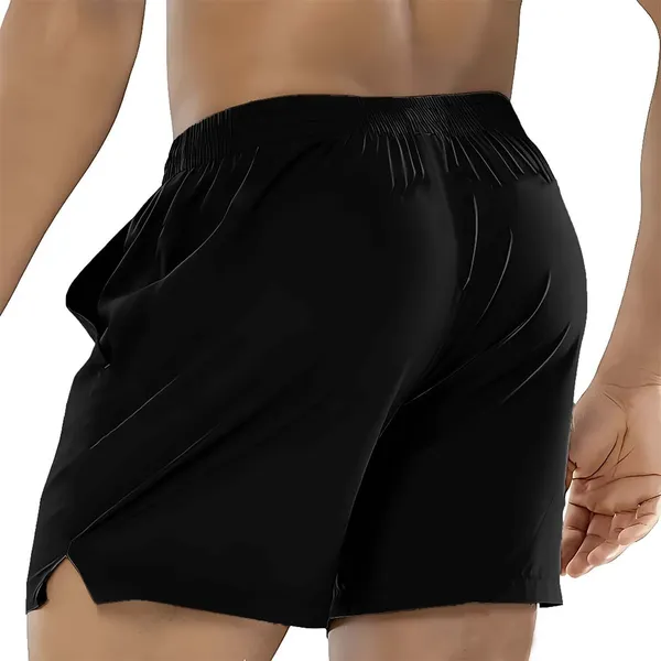 Black_Grey_Lycra_Regular_Solid_Shorts_For_Men