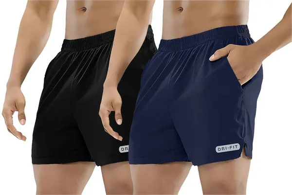 Black_Blue_Lycra_Regular_Fit_Sports_Shorts_For_Men
