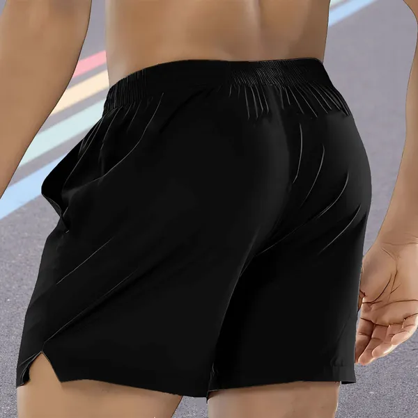 Black_Lycra_Regular_Fit_Shorts_For_Men