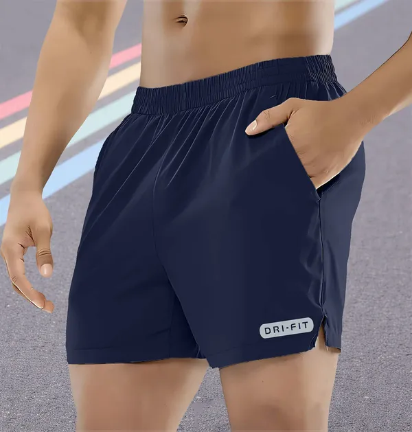 Blue_Lycra_Regular_Solid_Shorts_For_Men