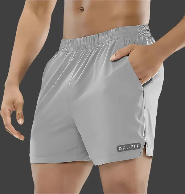Grey_Lycra_Regular_Sports_Shorts_For_Men