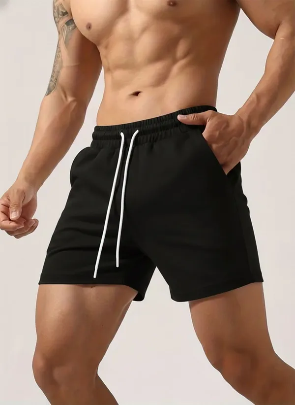 Black_Cotton_Regular_Sports_Shorts_For_Men
