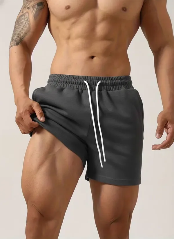 Dark_Grey_Cotton_Regular_Shorts_For_Men