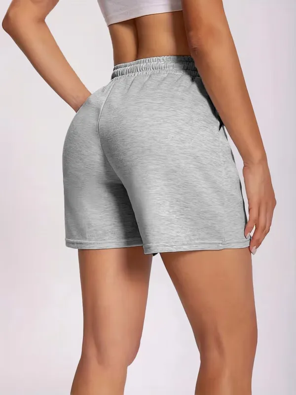 Grey_Polyester_Regular_Fit_Sports_Shorts_For_Women