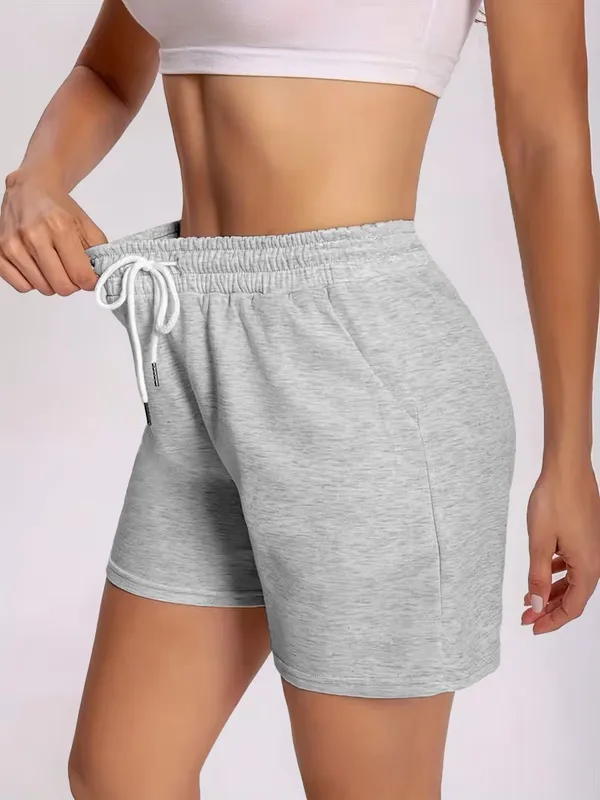 Grey_Polyester_Regular_Fit_Sports_Shorts_For_Women
