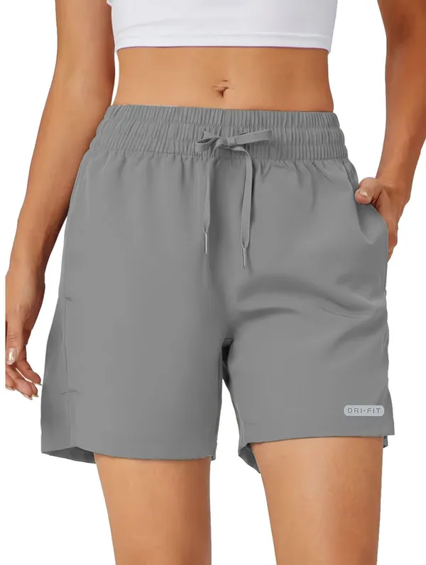 Grey_Polyester_Regular_Fit_Sports_Shorts_For_Women