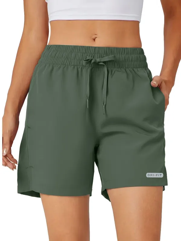Green_Polyester_Regular_Sports_Shorts_For_Women