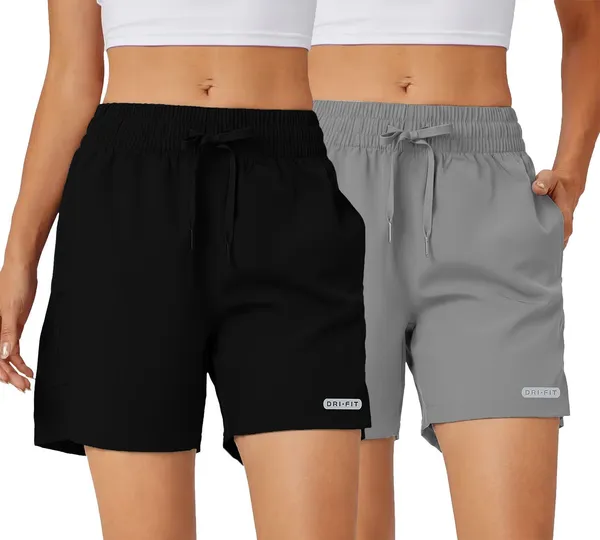 Grey_Polyester_Regular_Fit_Sports_Shorts_For_Women