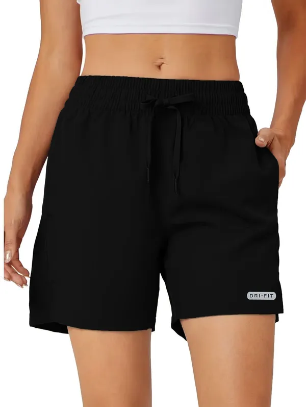 Green_Polyester_Regular_Solid_Shorts_For_Women
