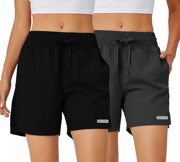 Dark_Grey_Polyester_Regular_Sports_Shorts_For_Women_Pack_Of_2
