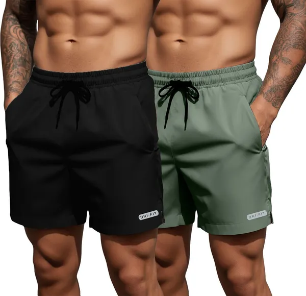 Green_Polyester_Regular_Solid_Shorts_For_Men