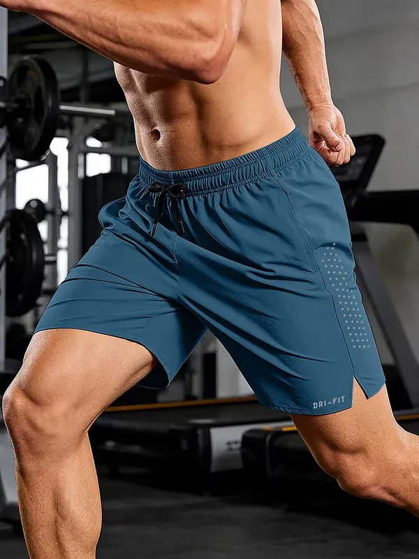 Blue_Lycra_Regular_Fit_Printed_Shorts_For_Men