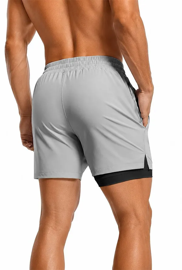 Grey_Lycra_Regular_Dual_Layer_Gym_Shorts_For_Men