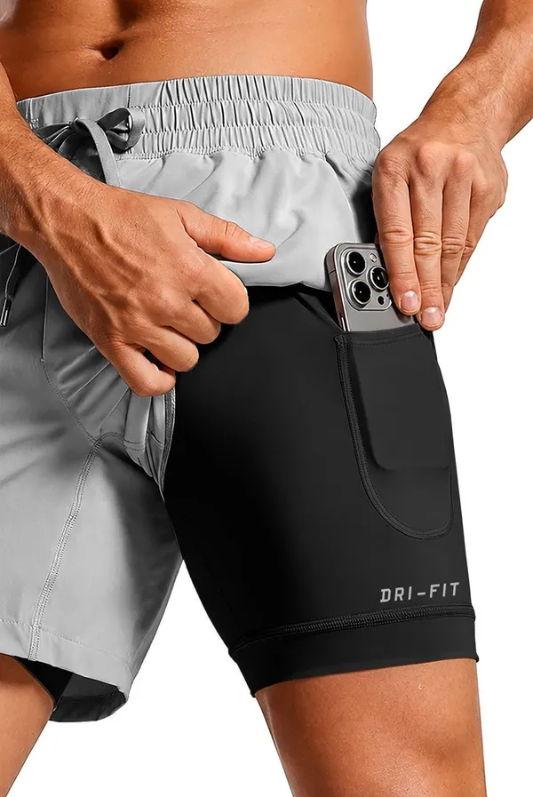 Grey_Lycra_Regular_Dual_Layer_Gym_Shorts_For_Men