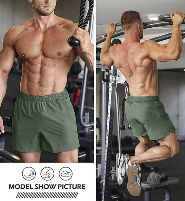 Green_Lycra_Regular_Sports_Shorts_For_Men