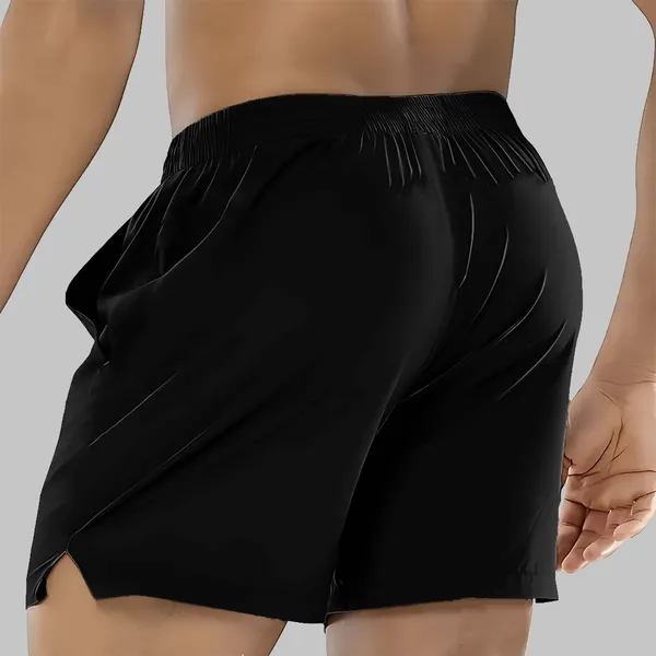 Black_Lycra_Regular_Shorts_For_Men