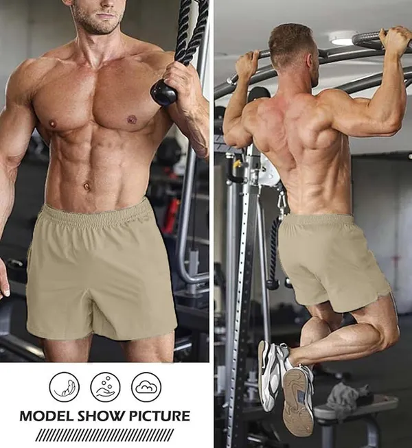 Beige_Lycra_Regular_Sports_Shorts_For_Men