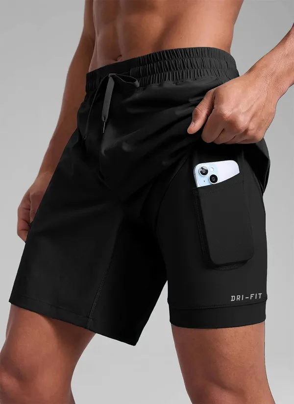 Black_Lycra_Regular_Fit_Dual_Layer_Gym_Shorts_For_Men
