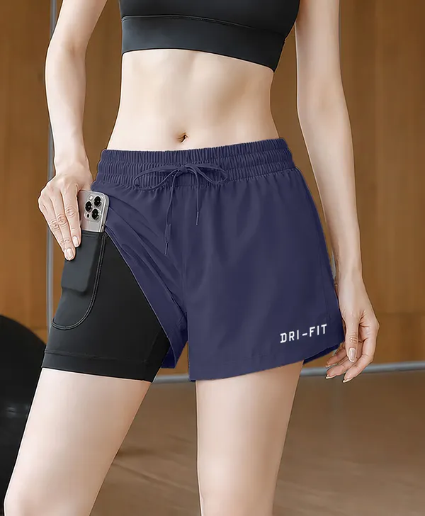 Pravaha_Blue_Lycra_2_In_1_Running_Gym_Shorts_For_Women