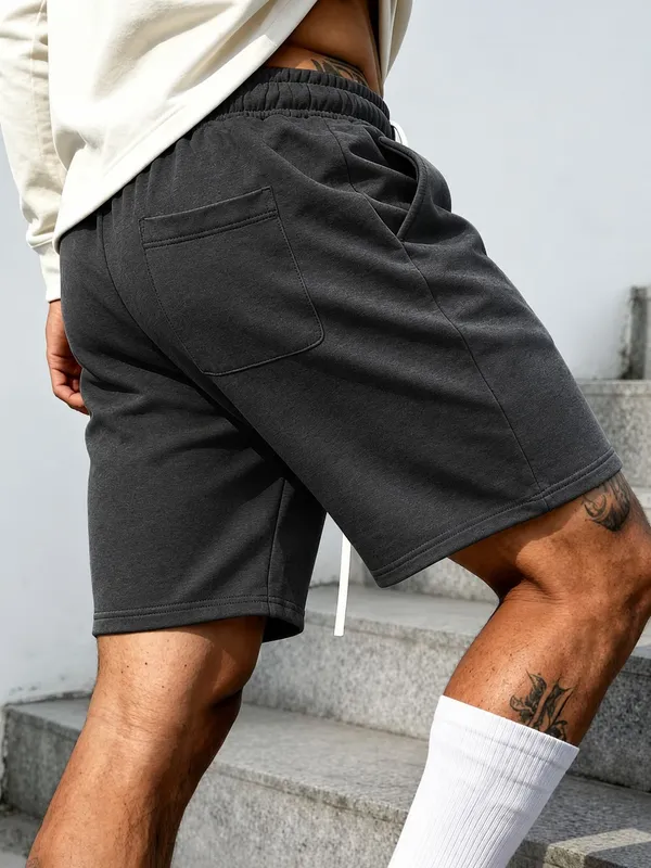 Dark_Grey_Cotton_Regular_Sports_Shorts_For_Men