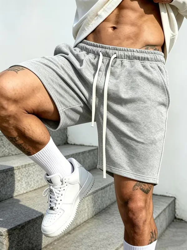 Grey_Cotton_Regular_Sports_Shorts_For_Men