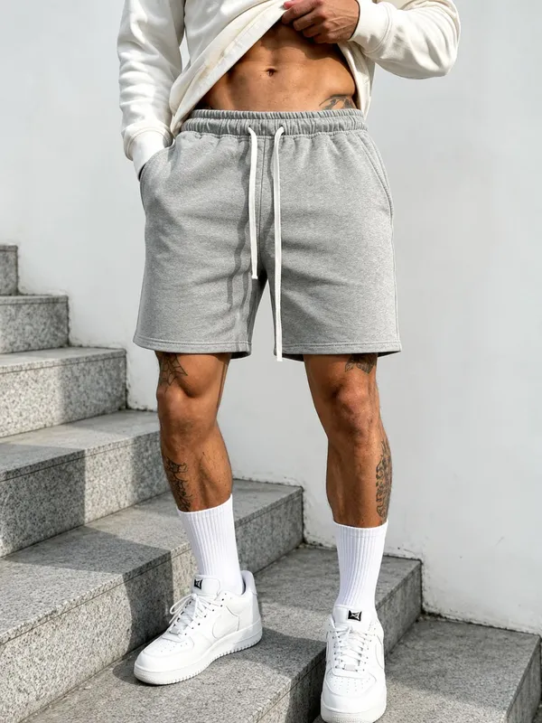 Grey_Cotton_Regular_Sports_Shorts_For_Men